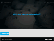 Tablet Screenshot of imfreshfromtheoven.com